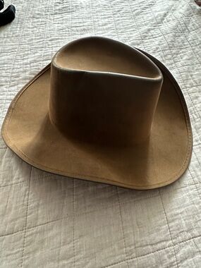 Men's Classic Brown Felt Cowboy Hat